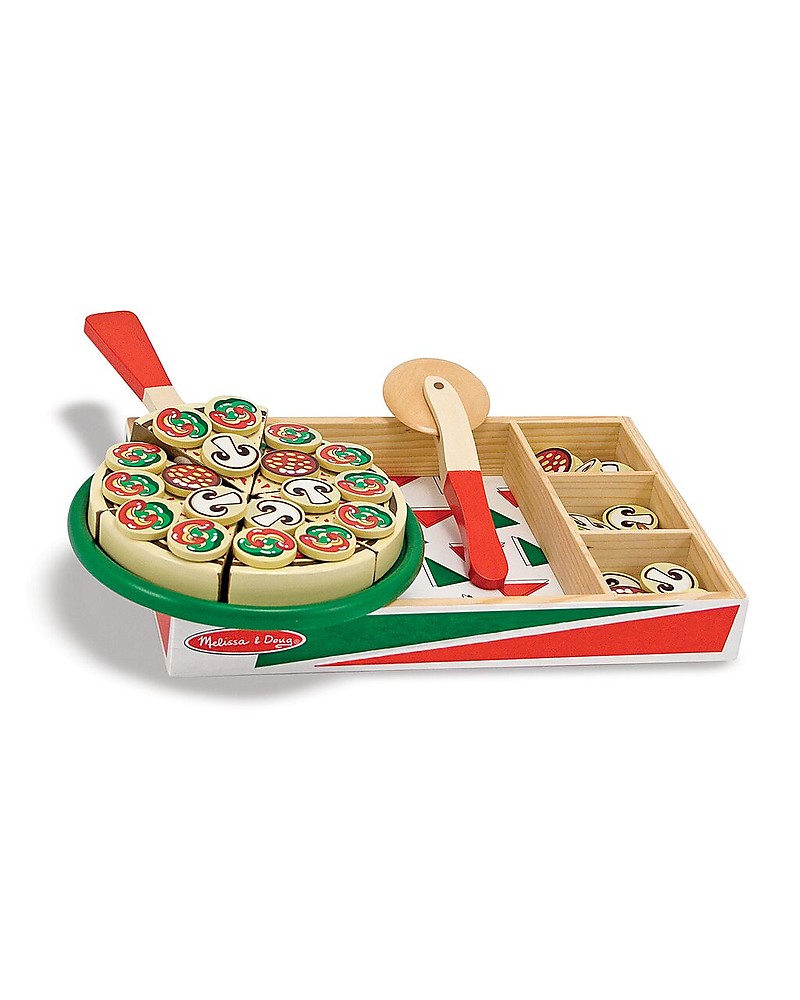 wooden velcro pizza